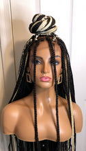 Load image into Gallery viewer, Box Braids Closure Wig