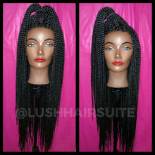 Load image into Gallery viewer, Box Braids Closure Wig