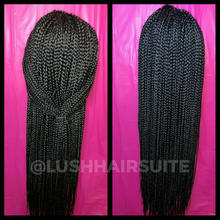 Load image into Gallery viewer, Box Braids Closure Wig