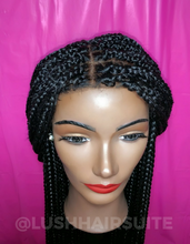 Load image into Gallery viewer, Box Braids Closure Wig